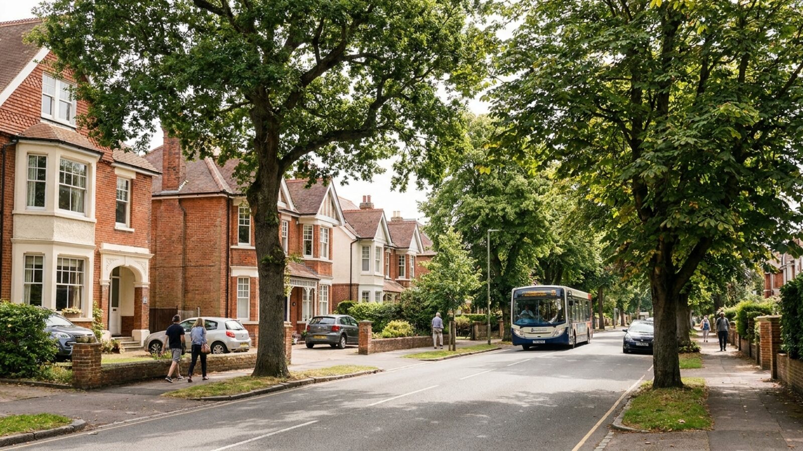 Residential neighbourhood served by Bournemouth host families