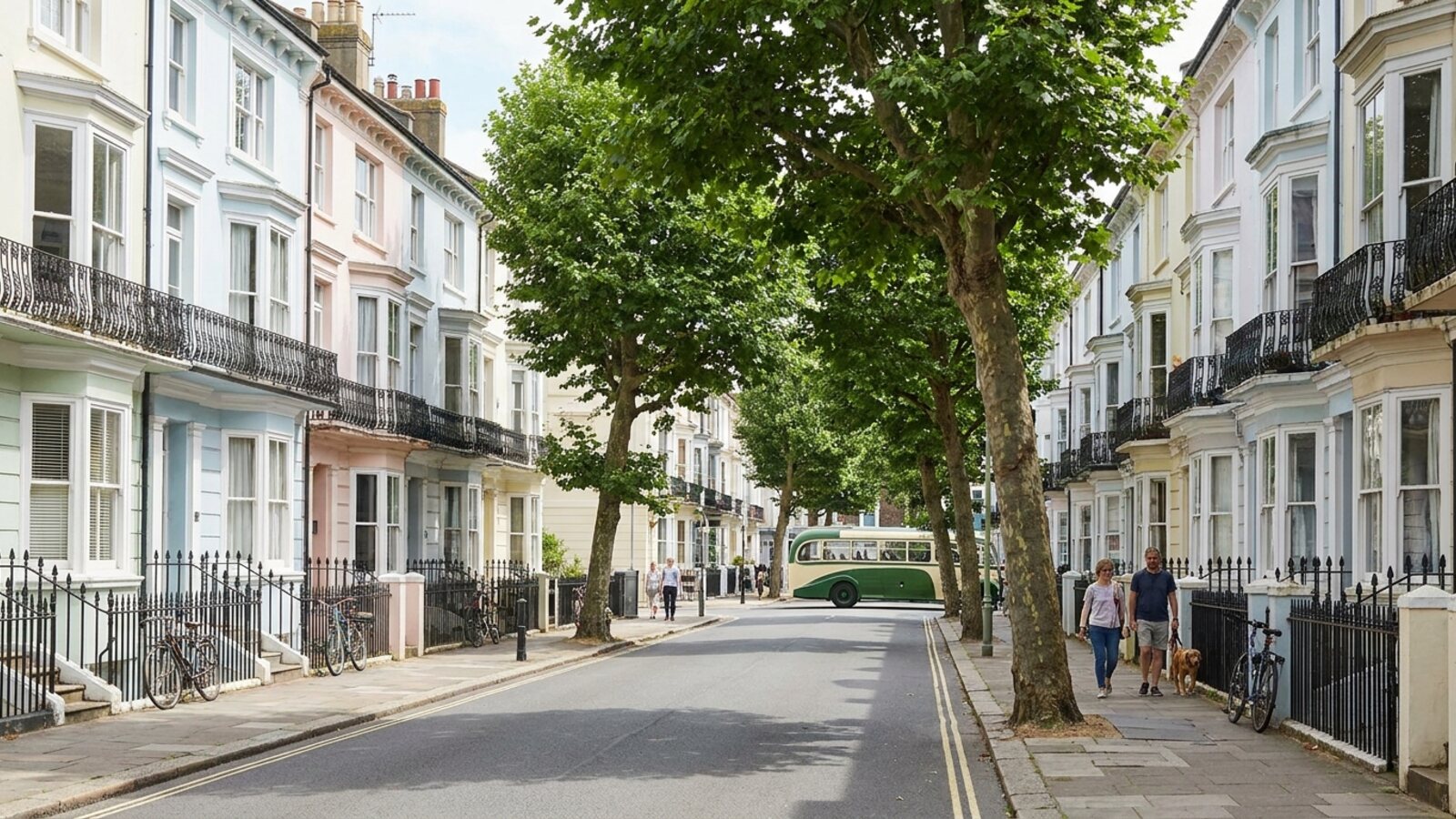 Residential neighbourhood served by Brighton host families