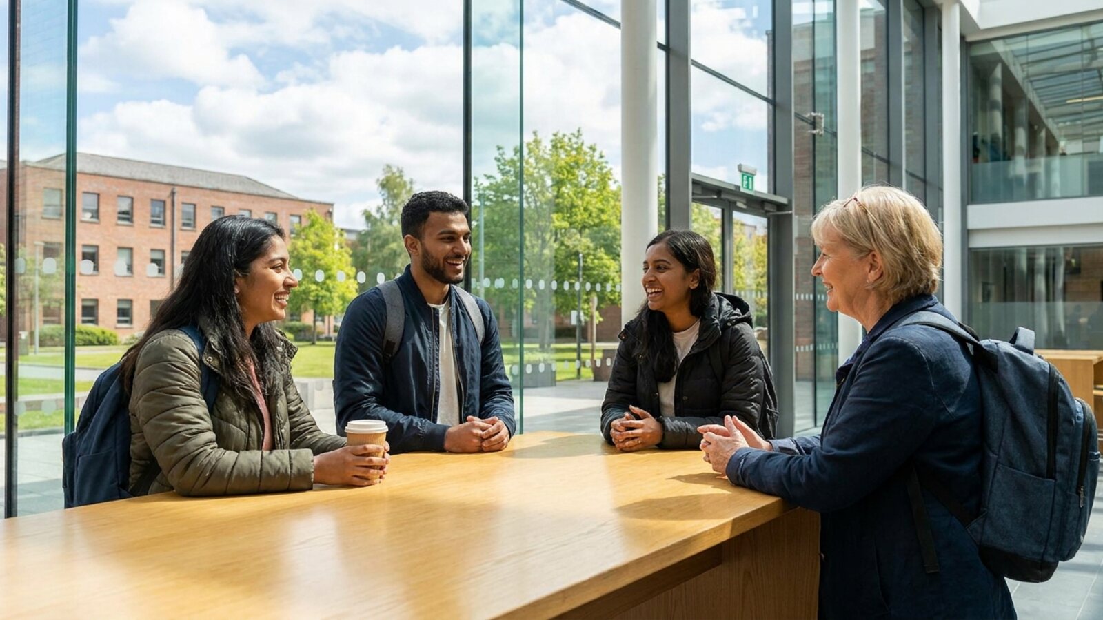 Students and education partner meeting in Dublin