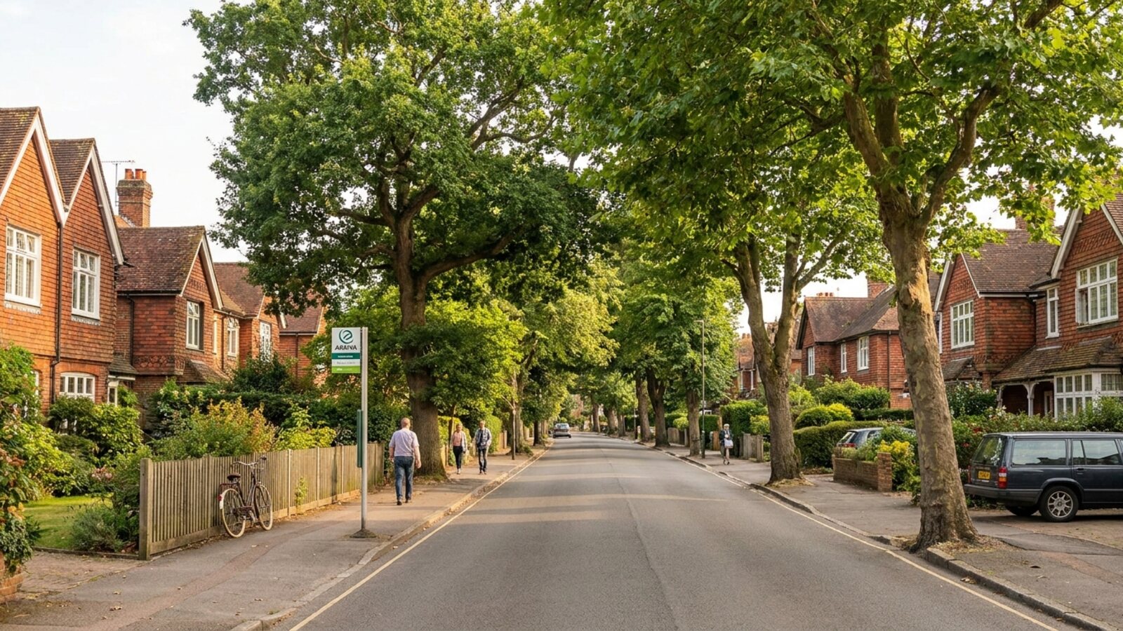 Residential neighbourhood served by Guildford host families