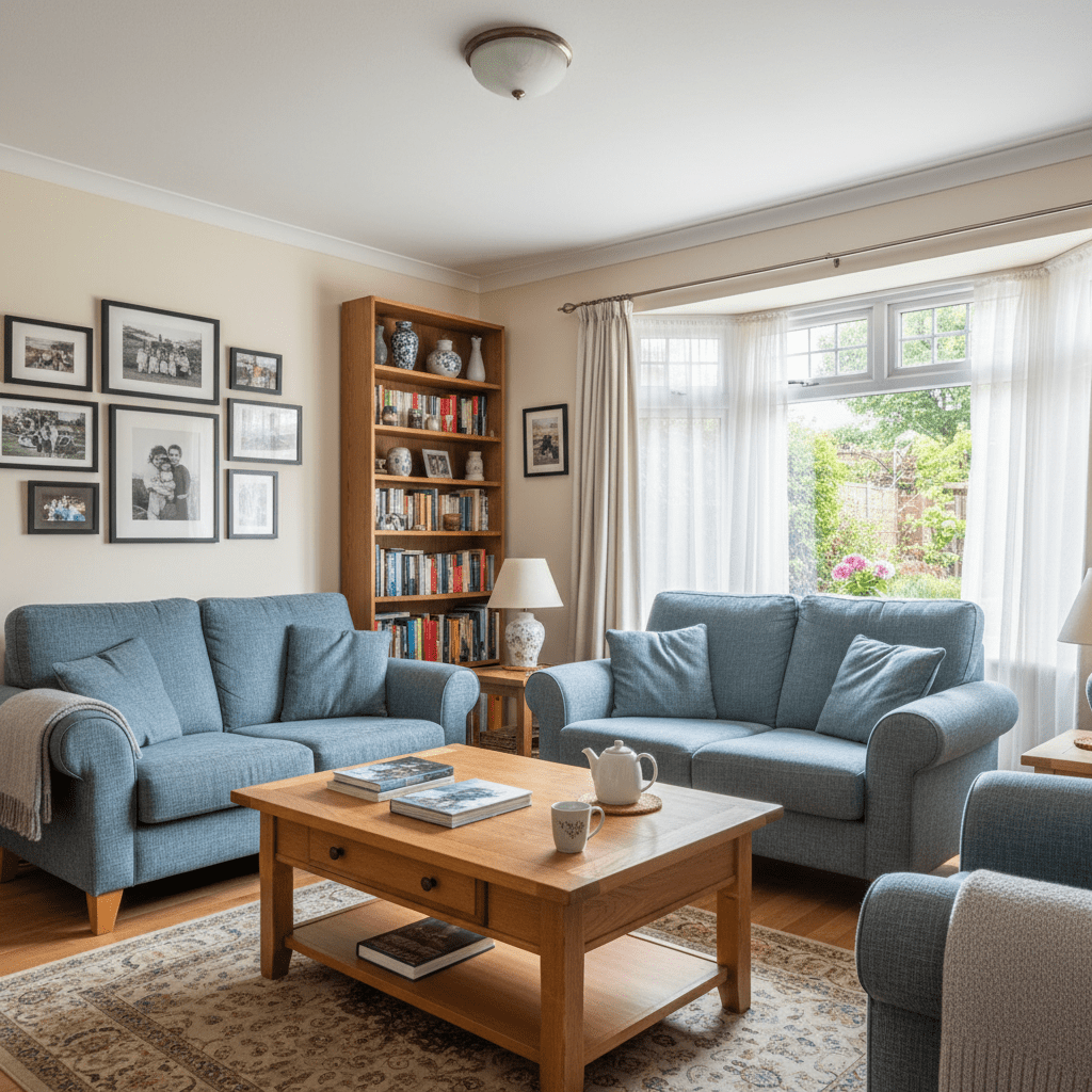 Comfortable home interior representing host income