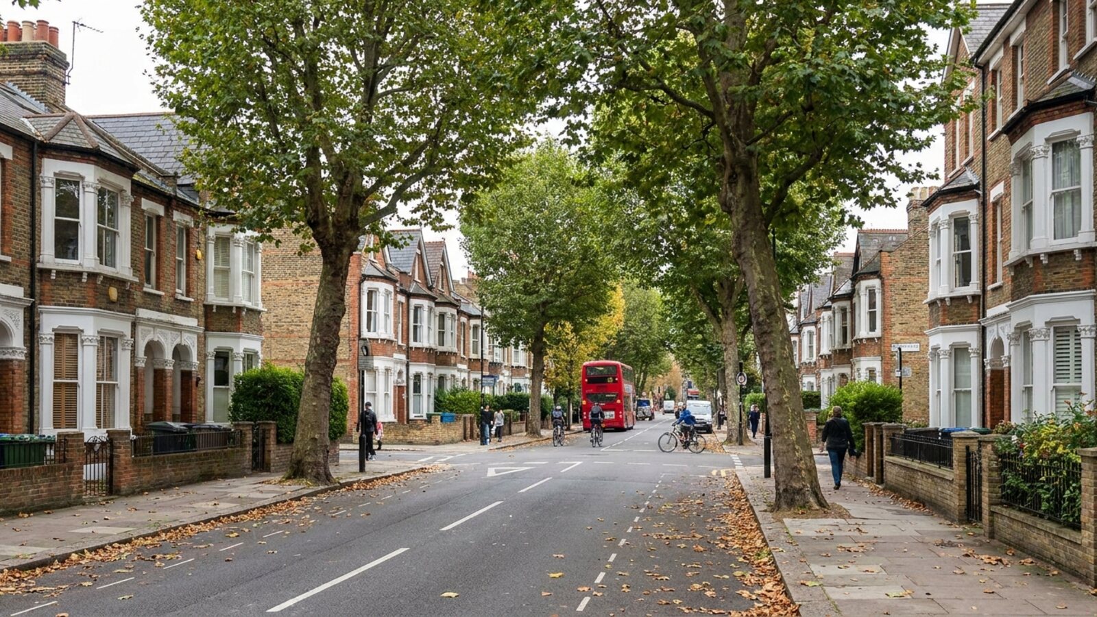 Residential neighbourhood served by North London host families