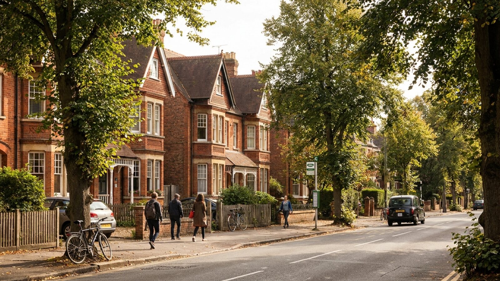 Residential neighbourhood served by Oxford host families