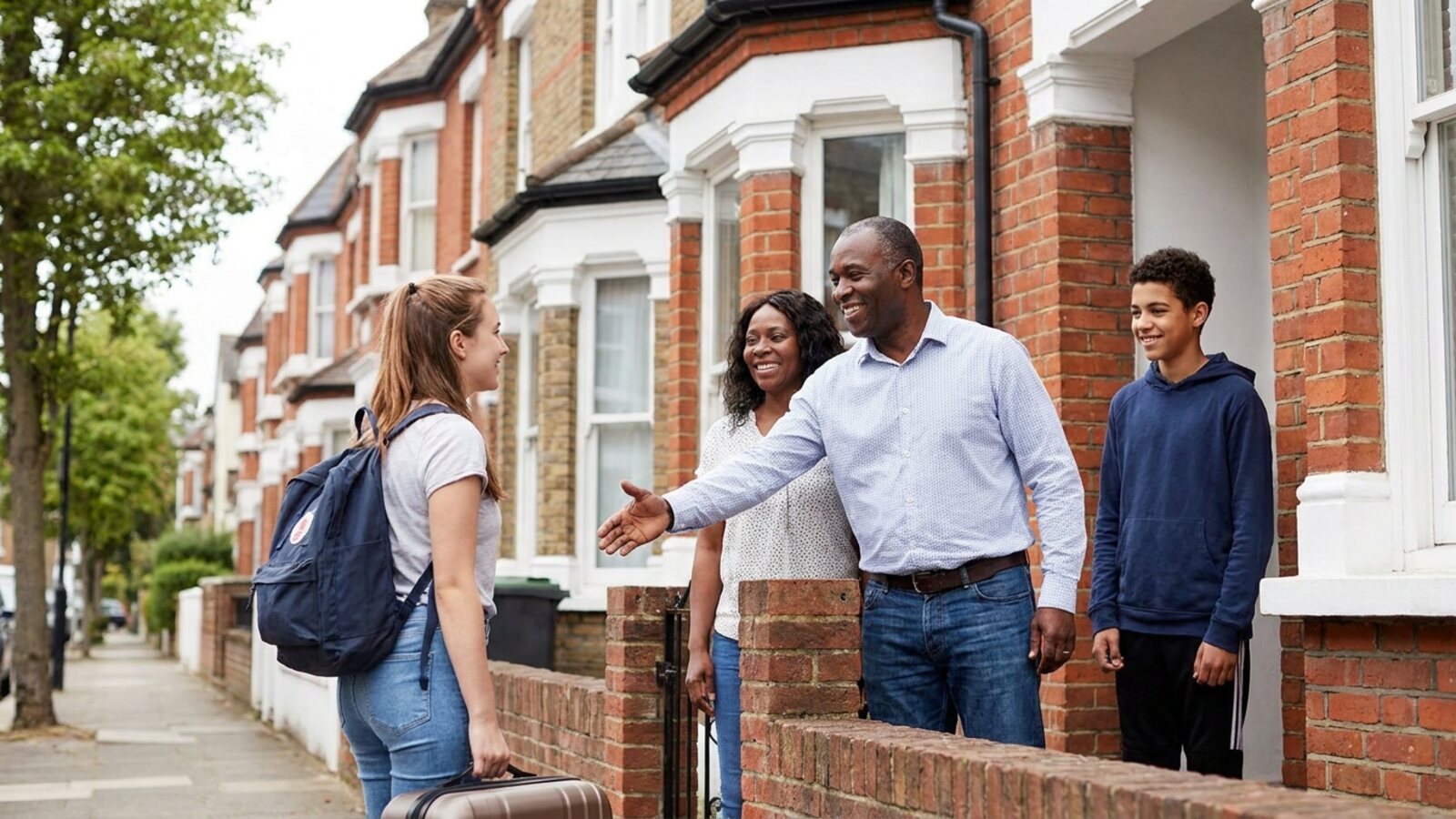 South East London host family welcoming a student to homestay accommodation