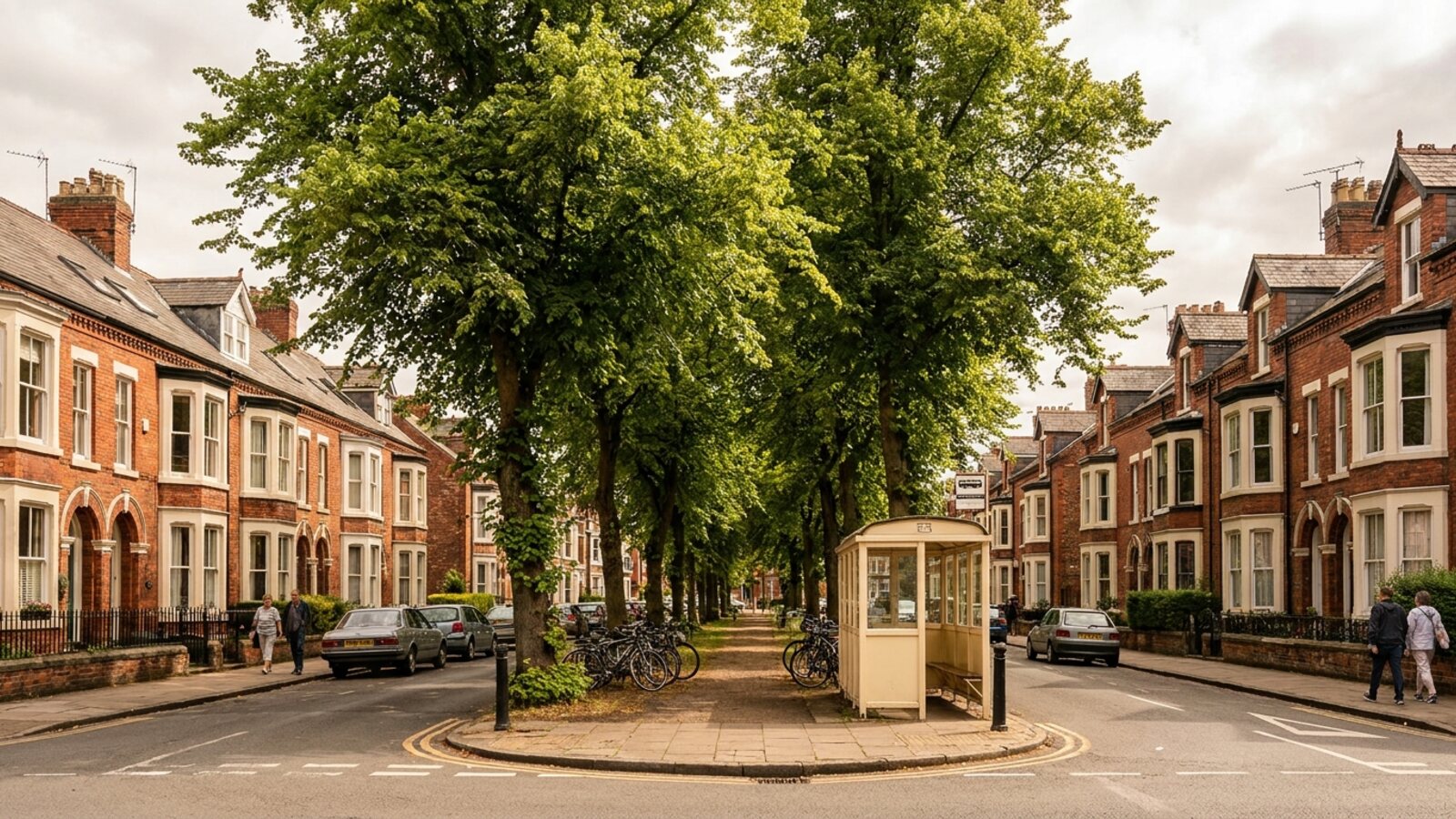 Residential neighbourhood served by York host families